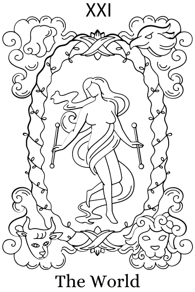 タロットカード「世界」