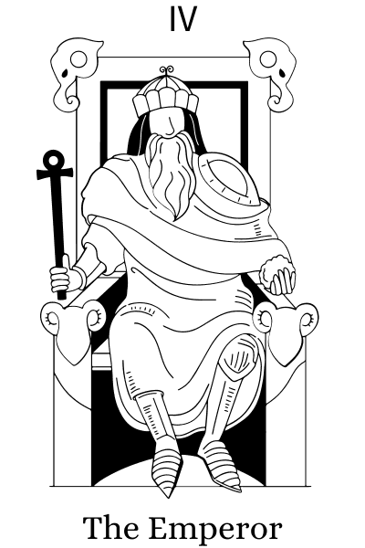 タロットカード「皇帝」