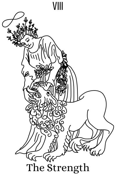 タロットカード「力」